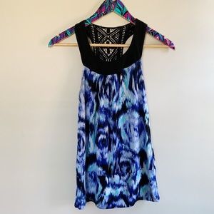 I.N. San Francisco Abstract Racerback Top